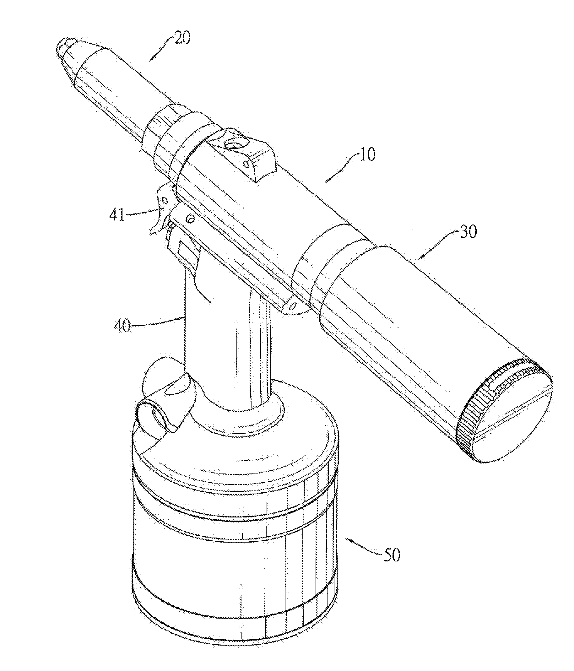 Barrel assembly for a rivet gun