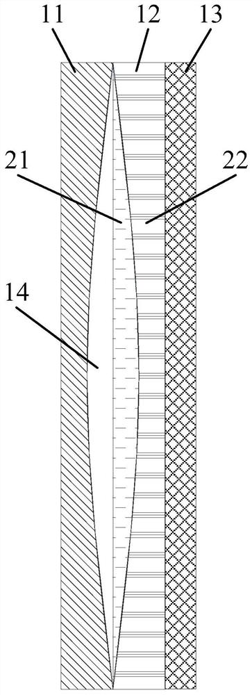 Deformation adaptation type anti-impact wall