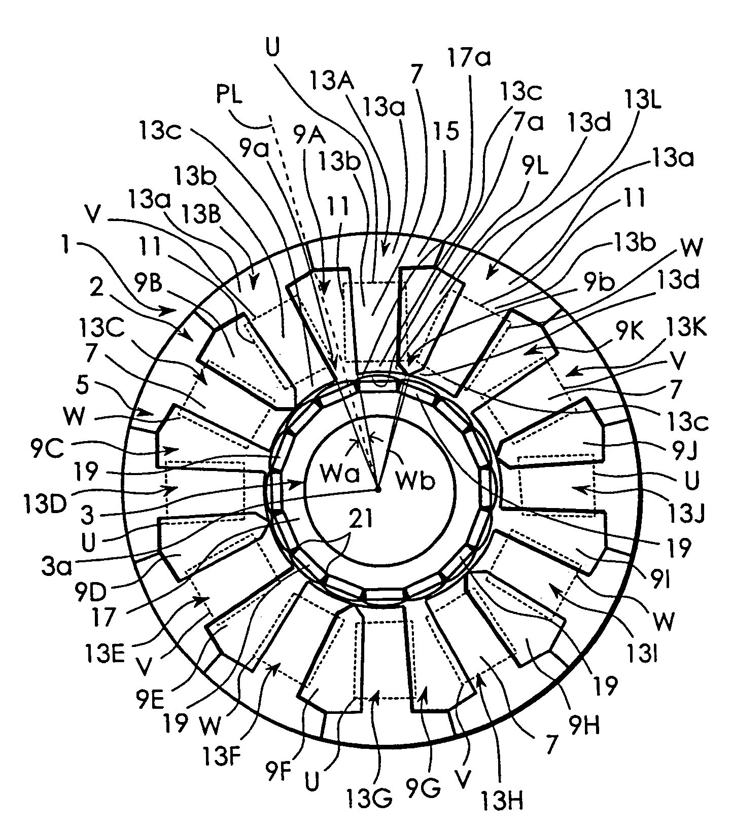 Permanent magnet rotary motor