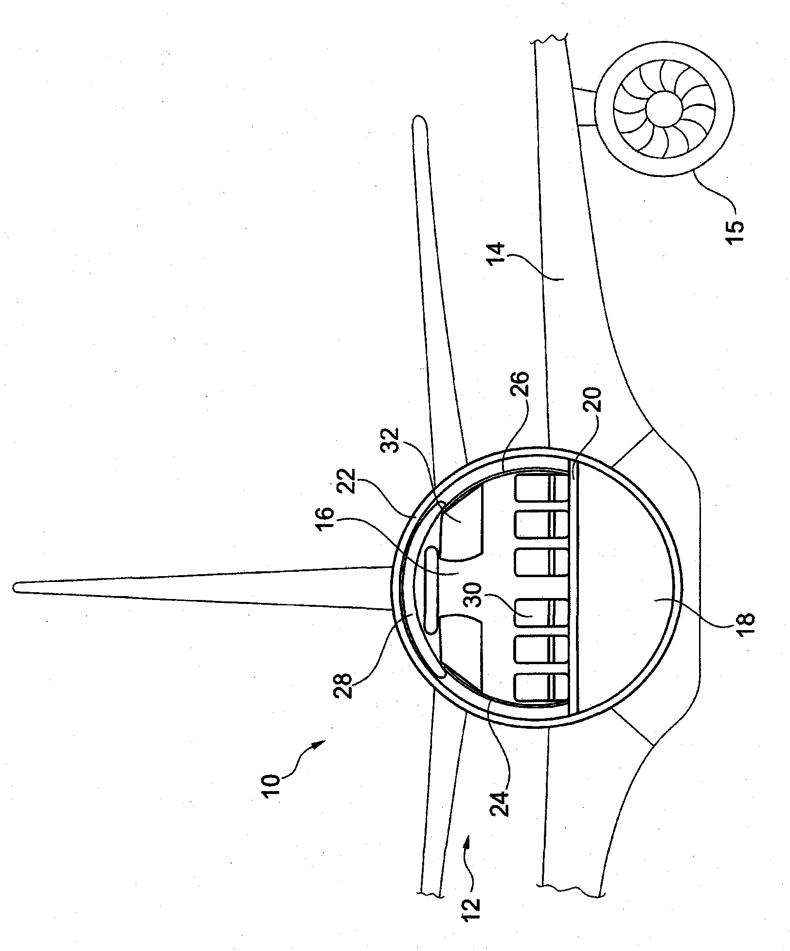 Aircraft cabin panel for sound reduction