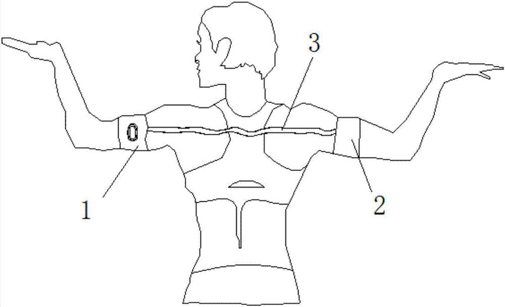 Arm-type heartrate testing equipment