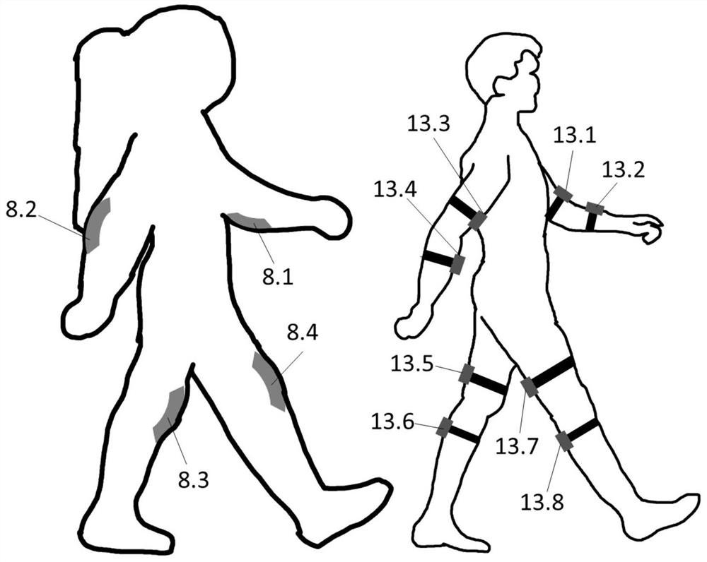 Negative pressure type flexible exoskeleton system for assisting extravehicular spacesuit