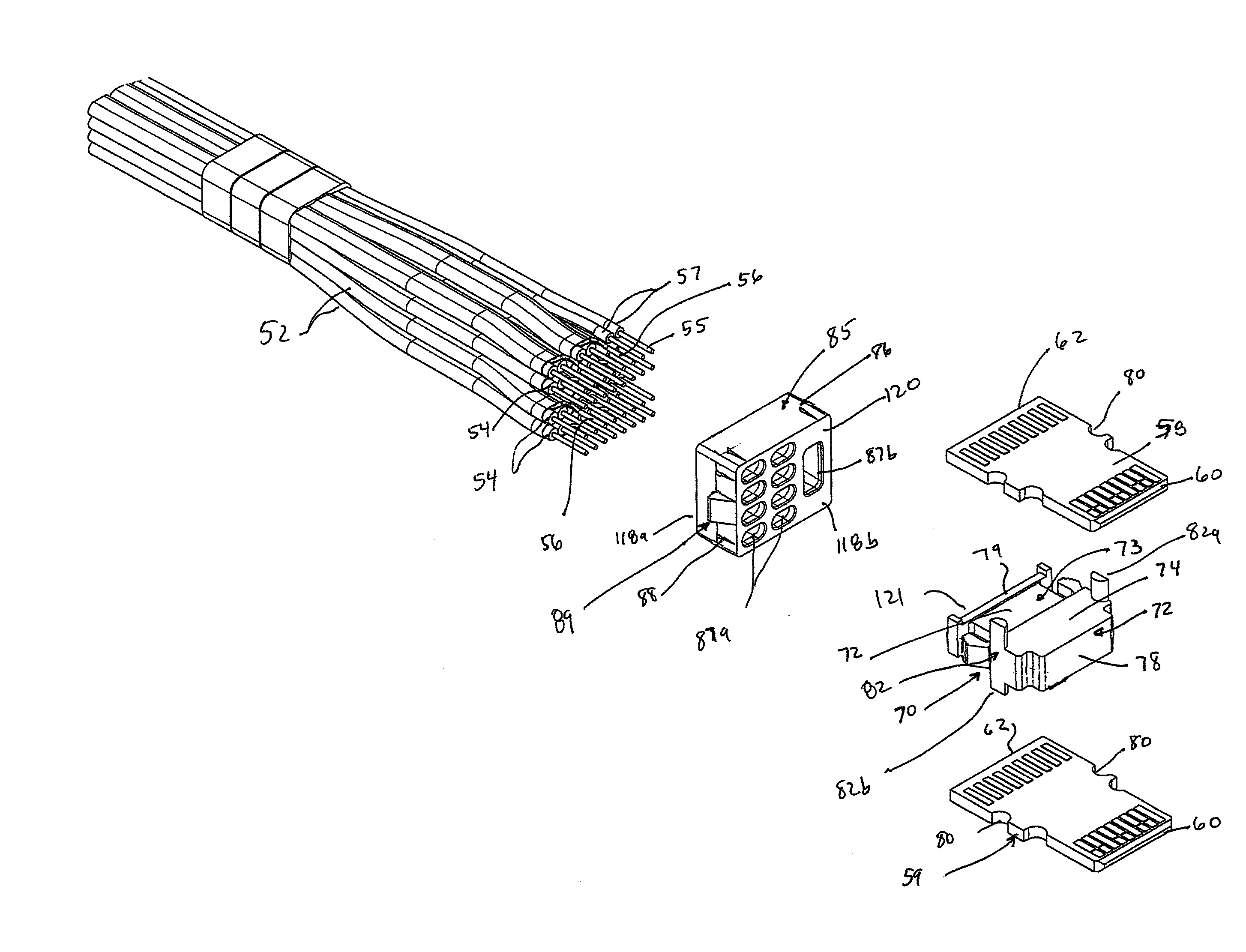 Plug connector with improved construction