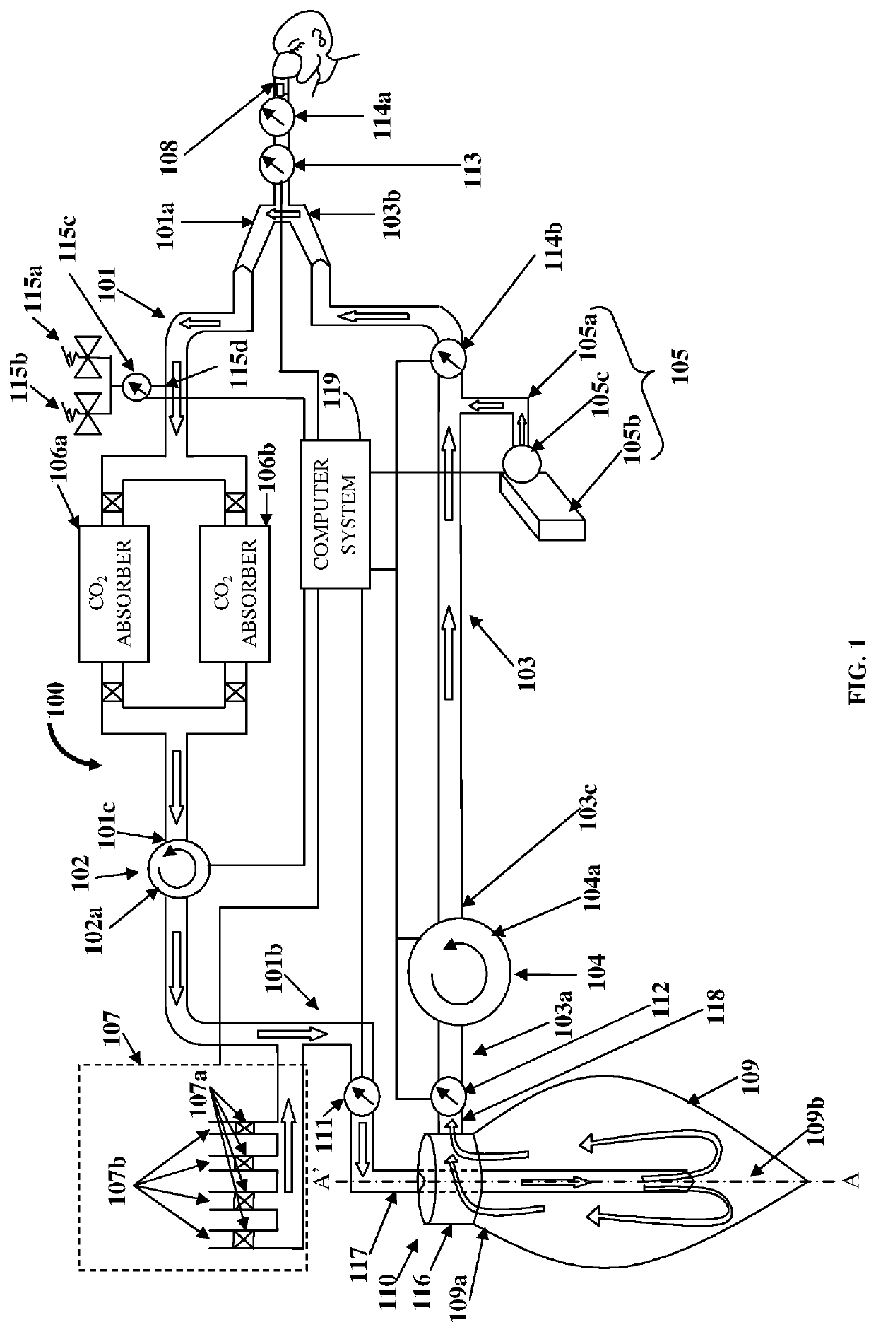 Anesthesia delivery and ventilation system