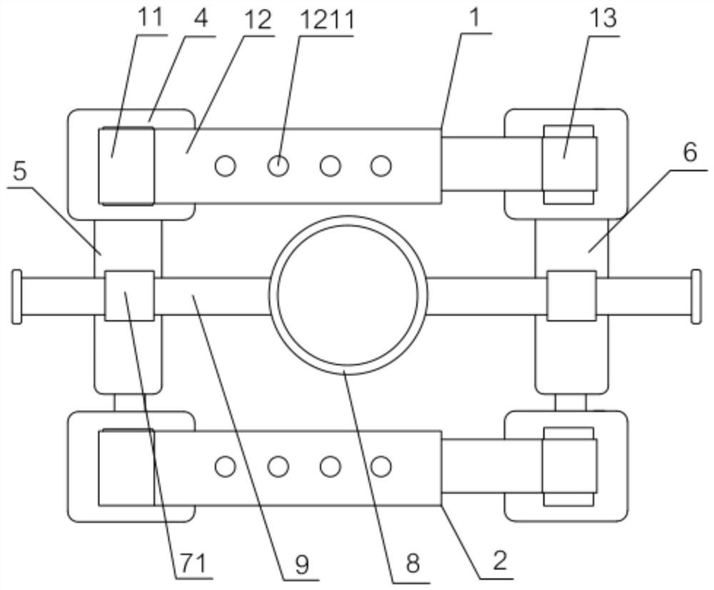 An adjustable endotracheal tube fixing device