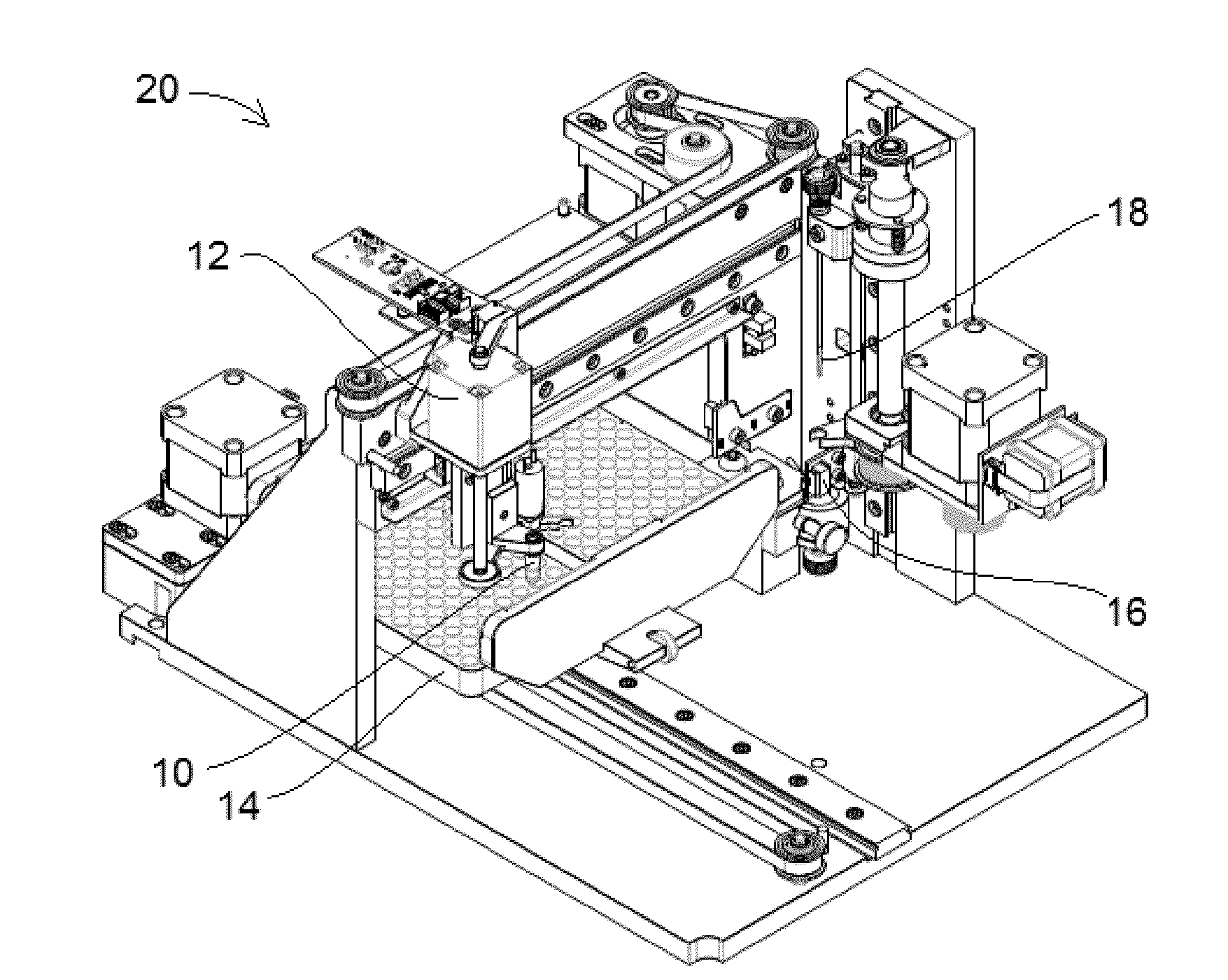 Automated system for handling components of a chromatographic system