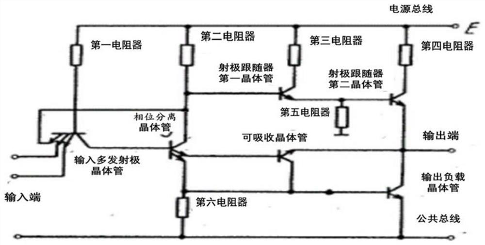 Transistor logic circuit with stable performance under continuous radiation exposure