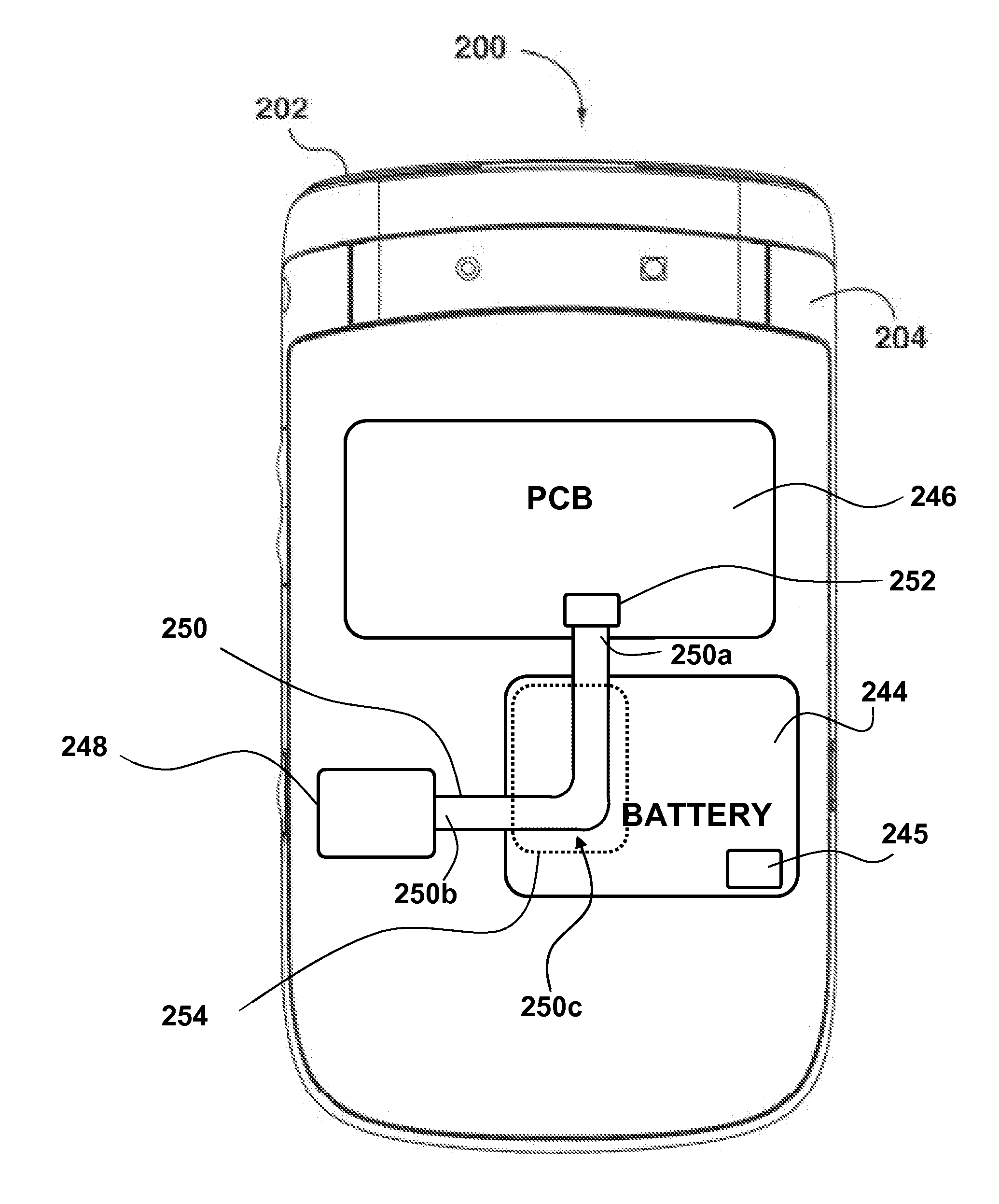 Methods and apparatus for detecting unauthorized batteries or tampering by monitoring a thermal profile