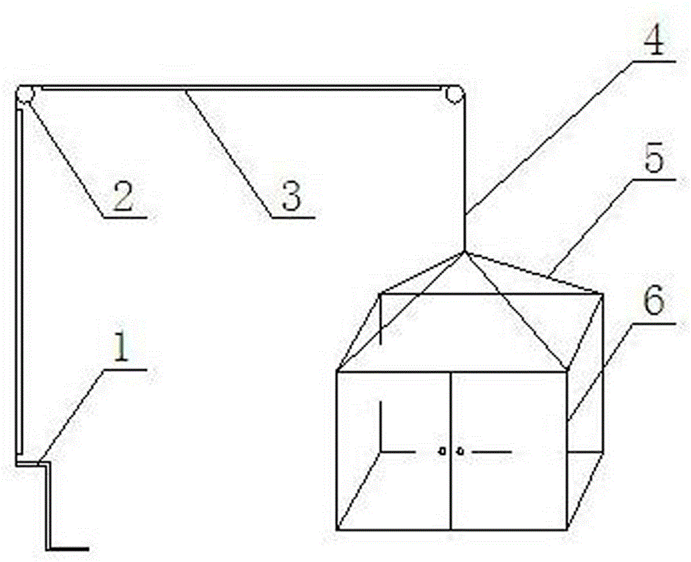 Lifting cupboard