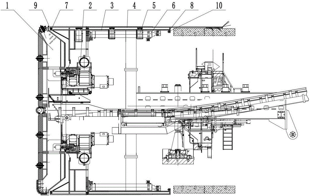 Tunneling machine and tunneling method