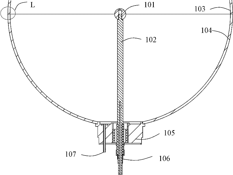 Detector device for radiation monitoring