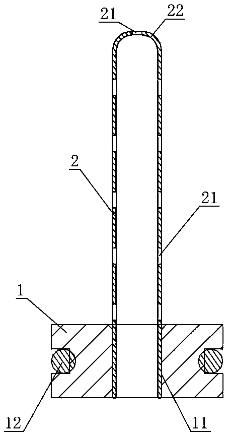 Air guiding device for cigarette heating by air and cigarette air heating device