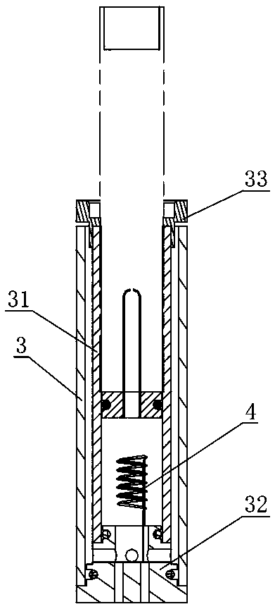 Air guiding device for cigarette heating by air and cigarette air heating device