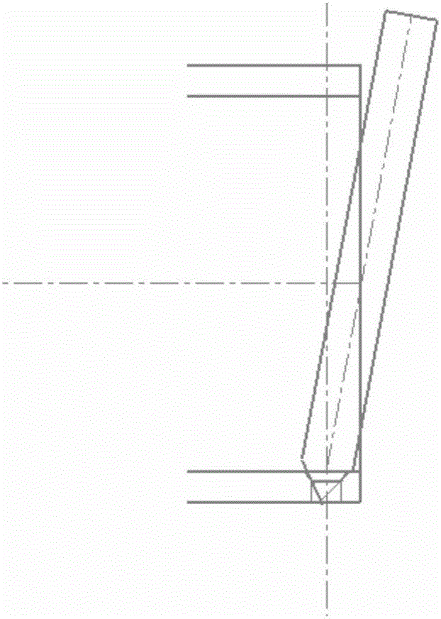 Hole inner wall chamfering and punching device and method thereof