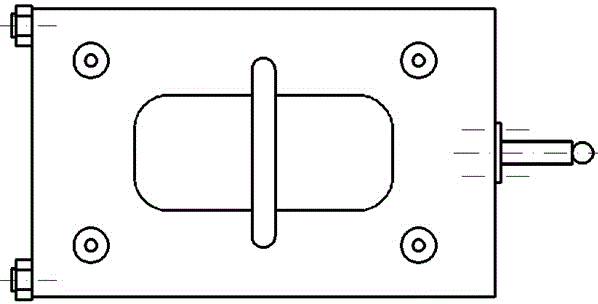 Multi-point positioning locking cylinder body tool structure and technological method thereof