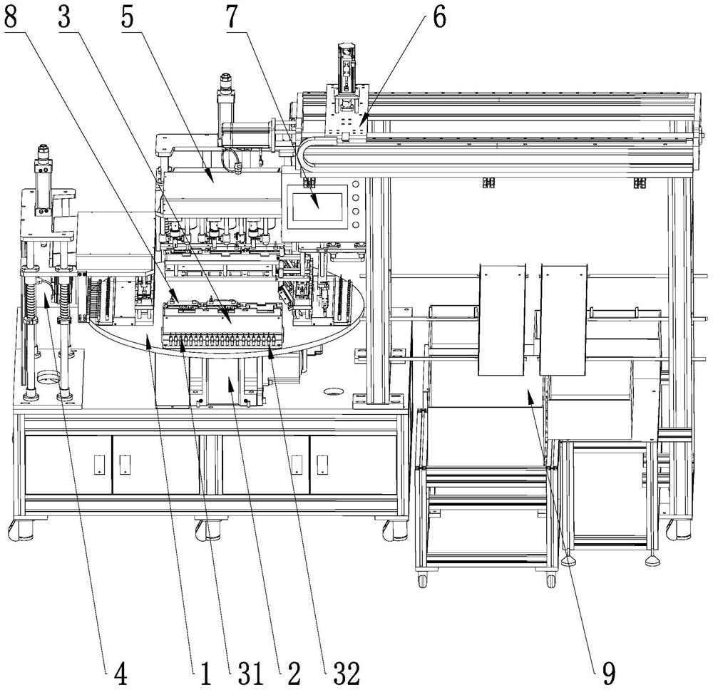 Electric double-shaft simulation table assembly