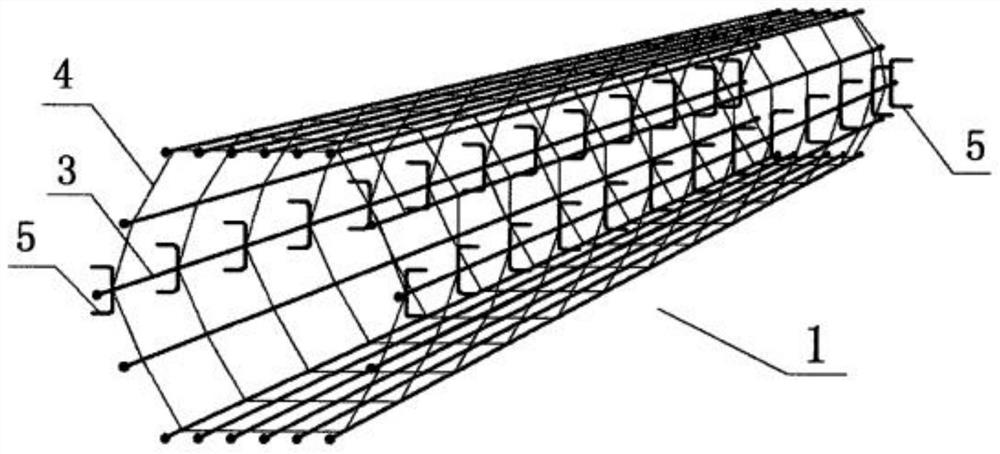 Prestressed high-strength concrete hollow support pile