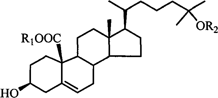Cholesterin derivative, as well as preparation method and application thereof