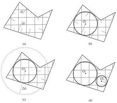 Room segmentation method based on internal circles and adjacency graph