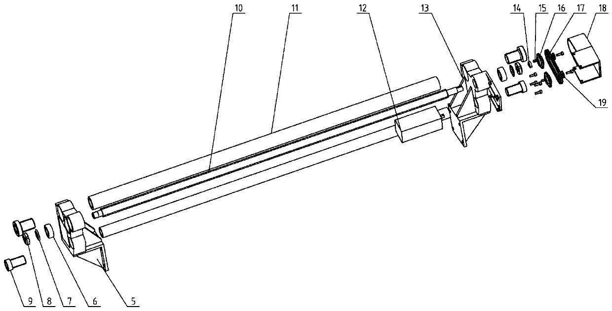 Combined cable collecting and releasing aviation winch cable arrangement device