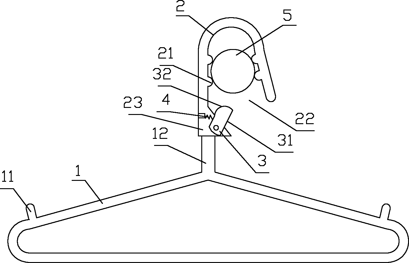 Improved structure of coat hanger