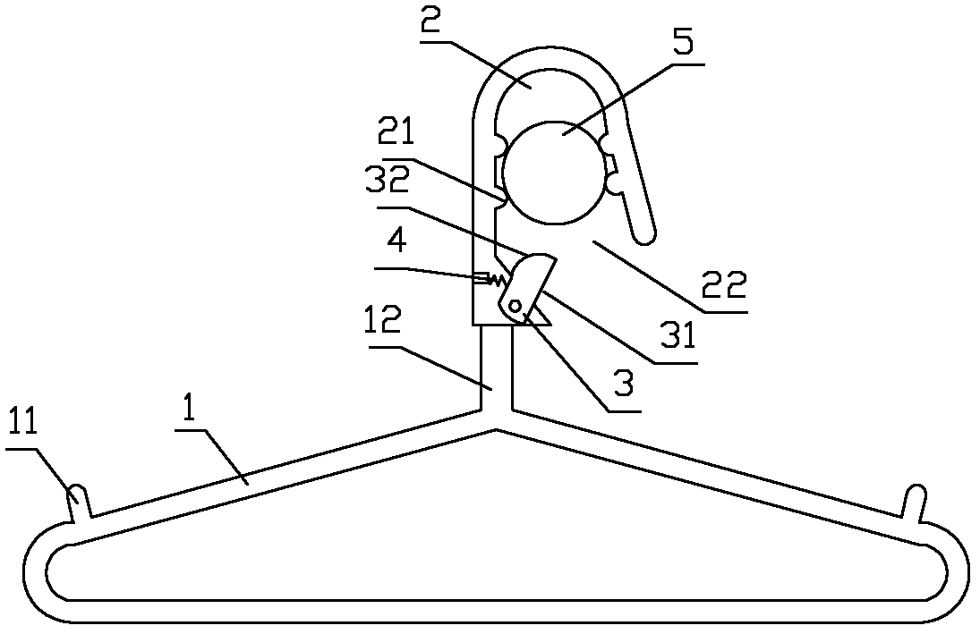 Improved structure of coat hanger