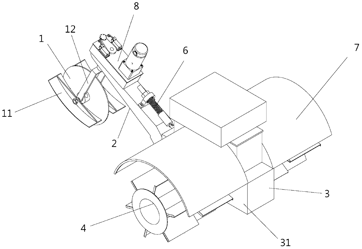 Light rotary cultivator