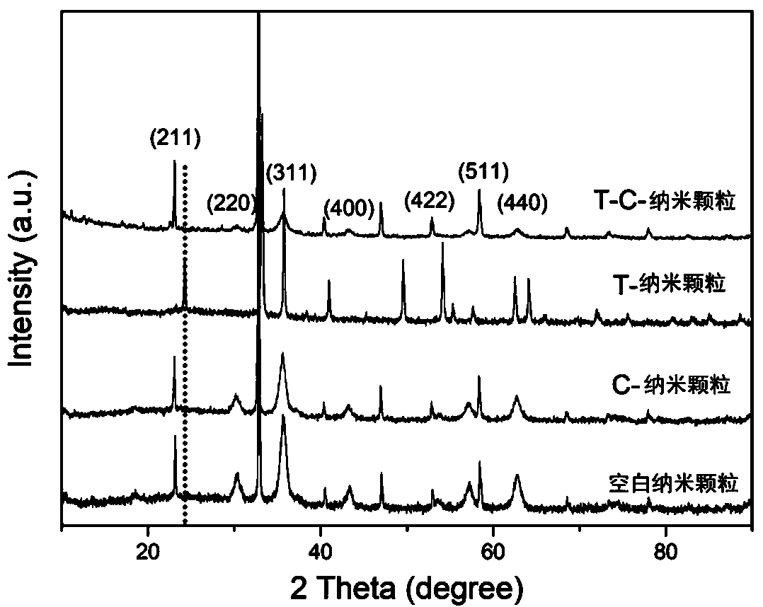 Method for preparing iron oxide nanoparticles by utilizing tea leaves