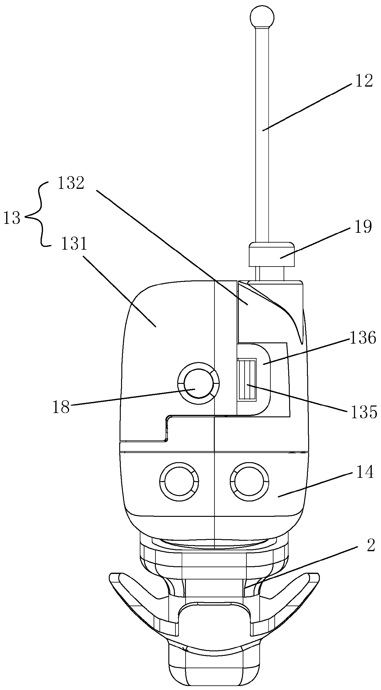 Miniature auditory meatus type hearing aid