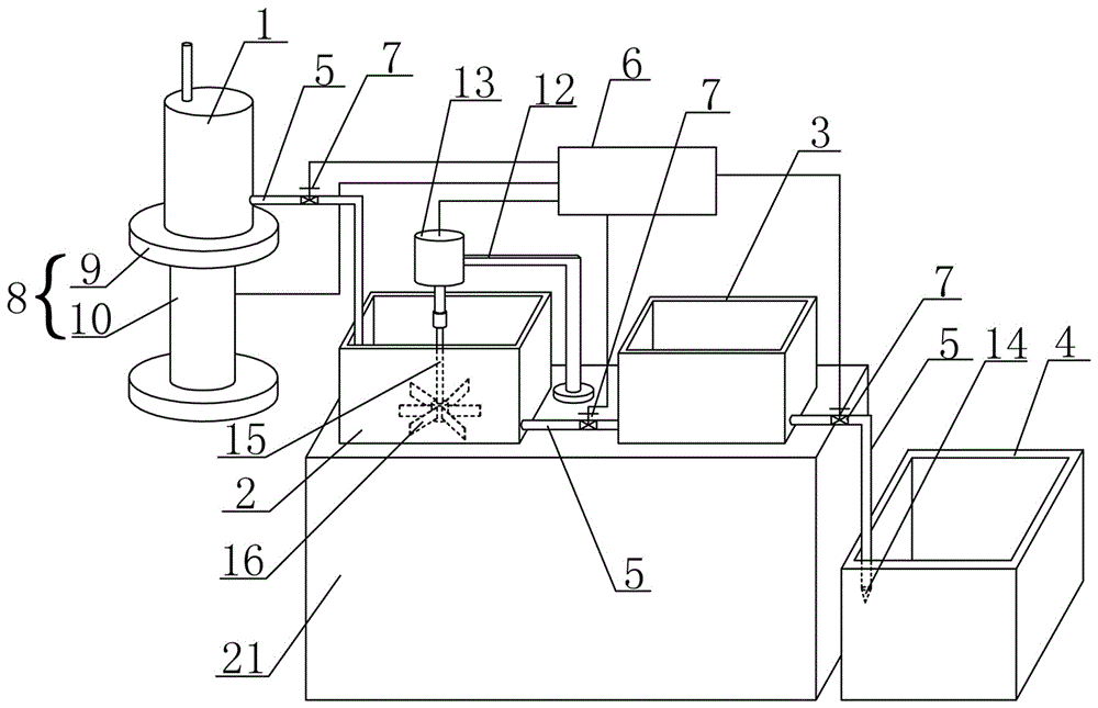 Point source infiltration water supply device for achieving concentration variation and water supply method of point source infiltration water supply device