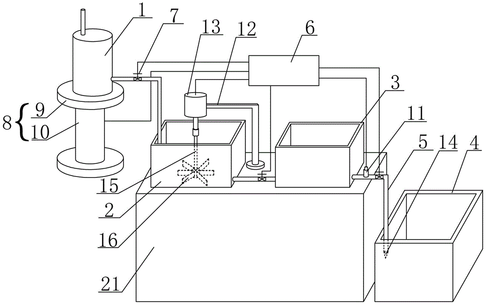 Point source infiltration water supply device for achieving concentration variation and water supply method of point source infiltration water supply device