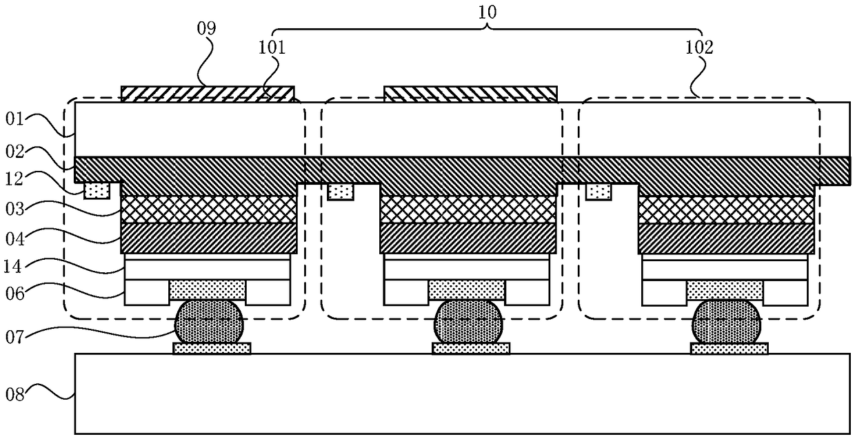 A Micro-LED display panel and a manufacturing method thereof