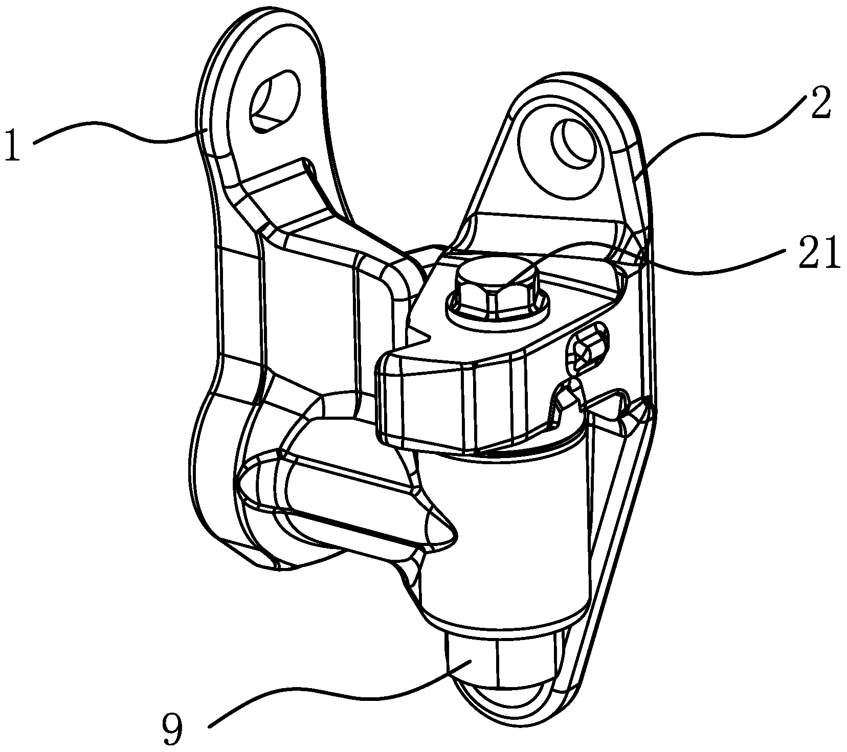 Integrated stepless car door limiter