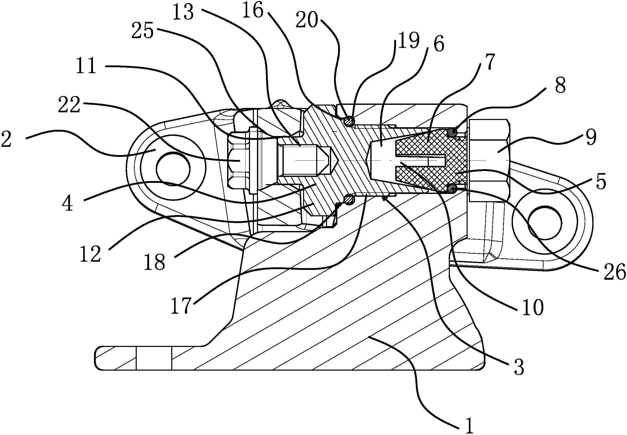 Integrated stepless car door limiter