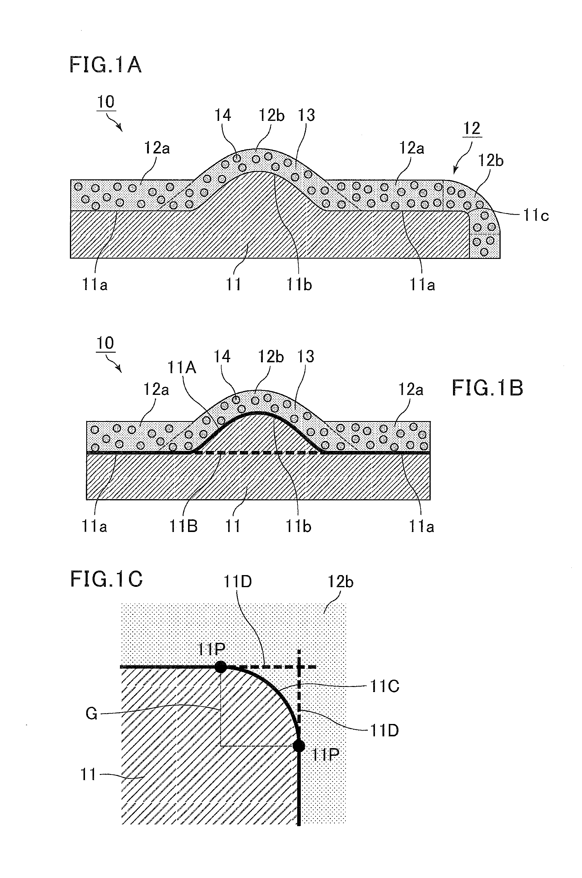 Structure and paint for forming surface coat layer