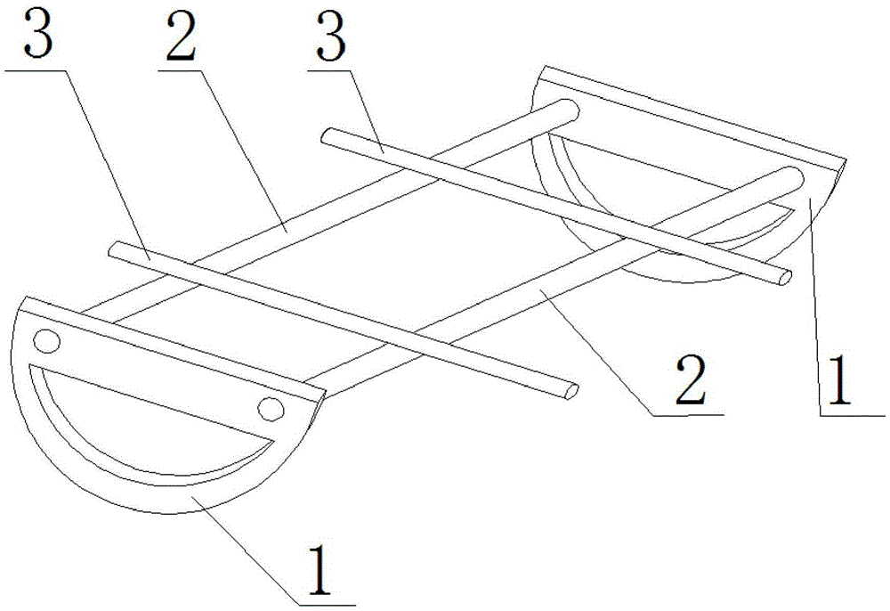 A jig and preparation method for staggered large-scale preparation of graphene