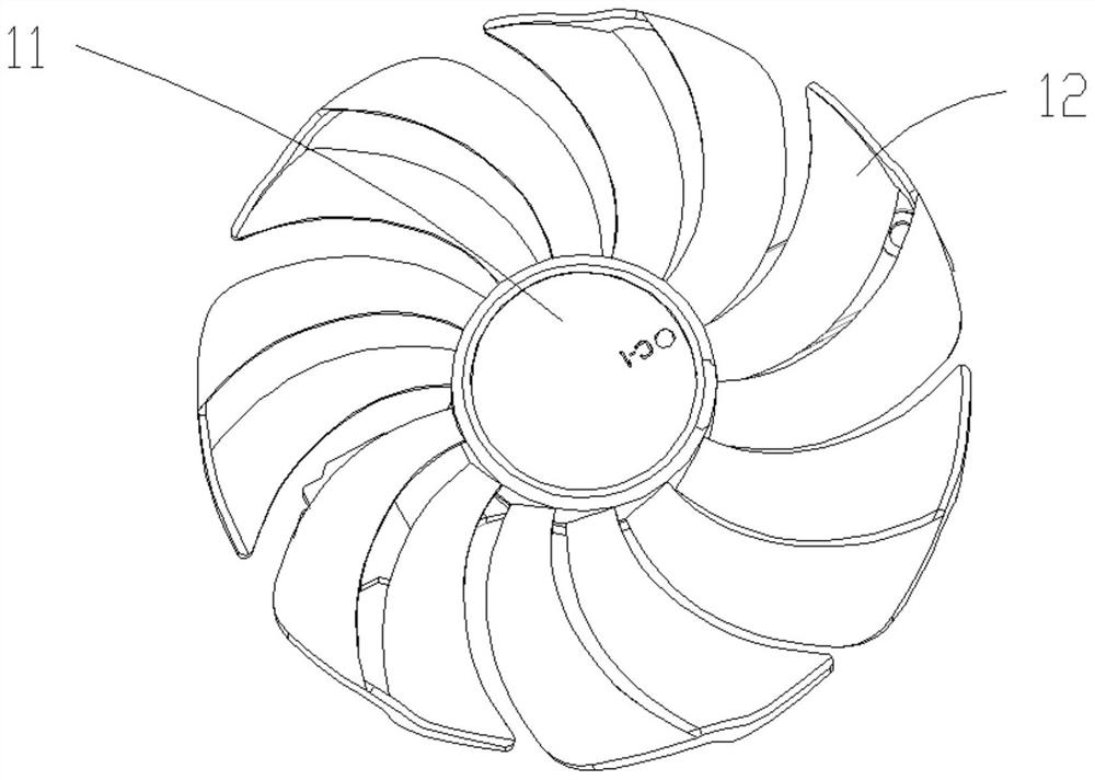 Double-laminated-blade axial flow fan