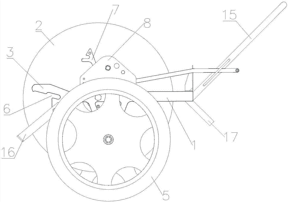 Suspension type fire hose take-up car and suspension mounting structure thereof