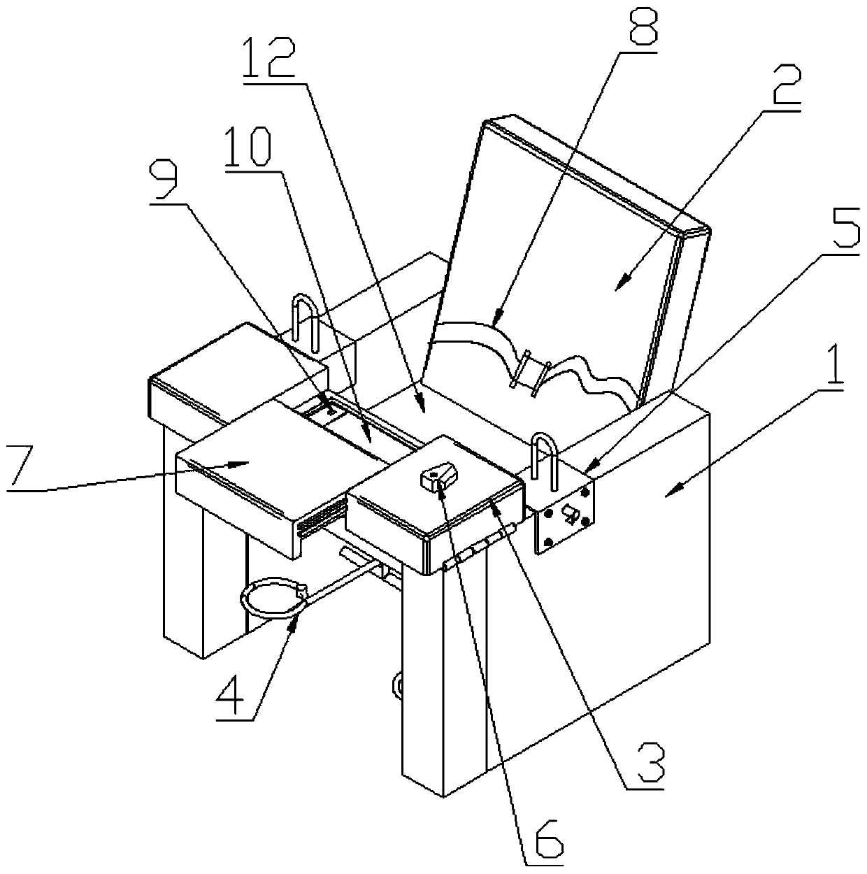 Interrogation chair for efficiently handling case