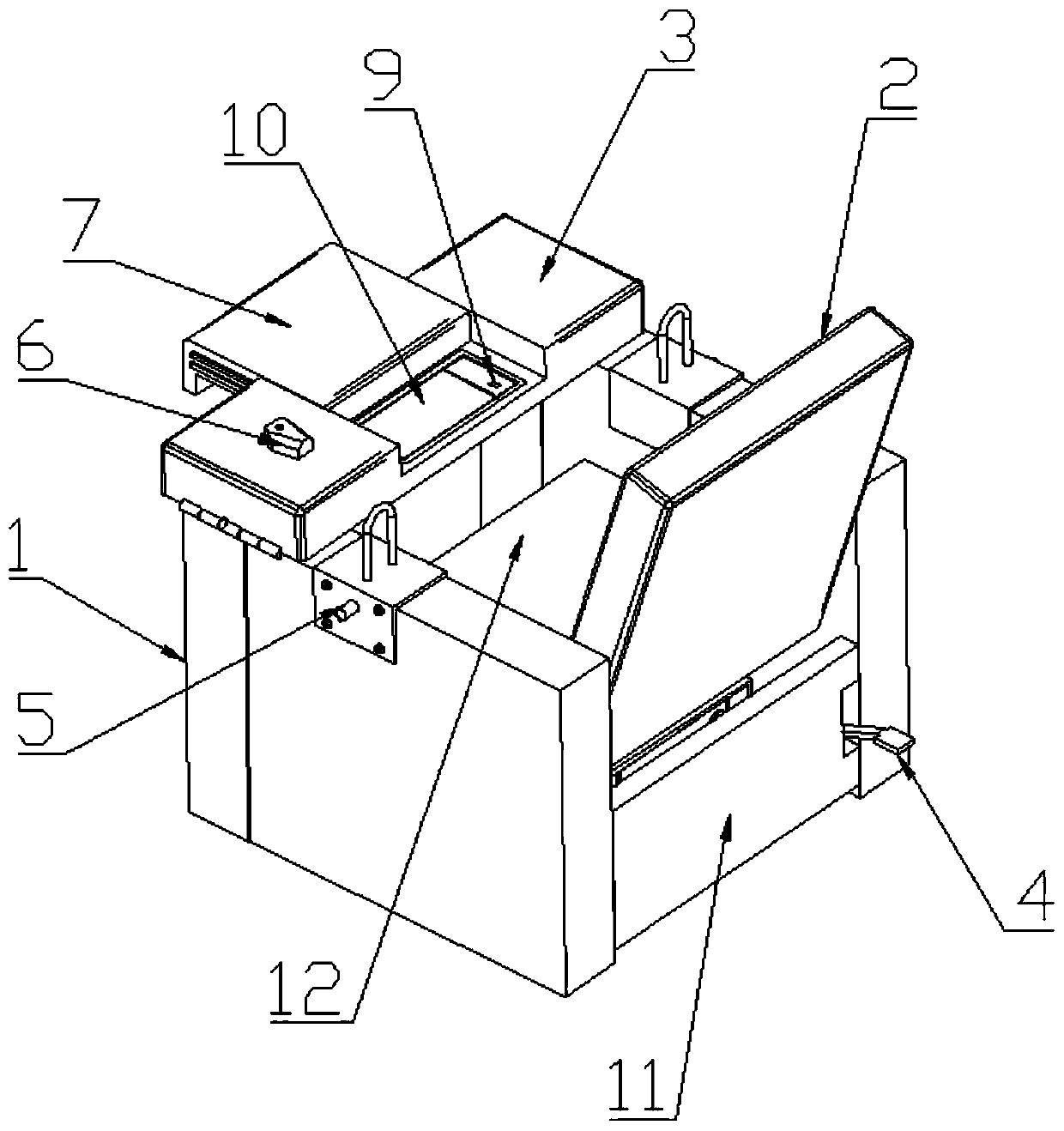 Interrogation chair for efficiently handling case