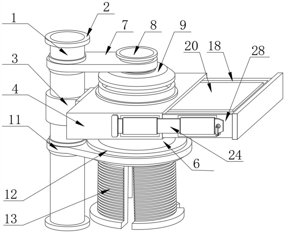 A sealing device for natural gas pipeline