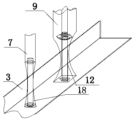 Agricultural single greenhouse and putting up method thereof