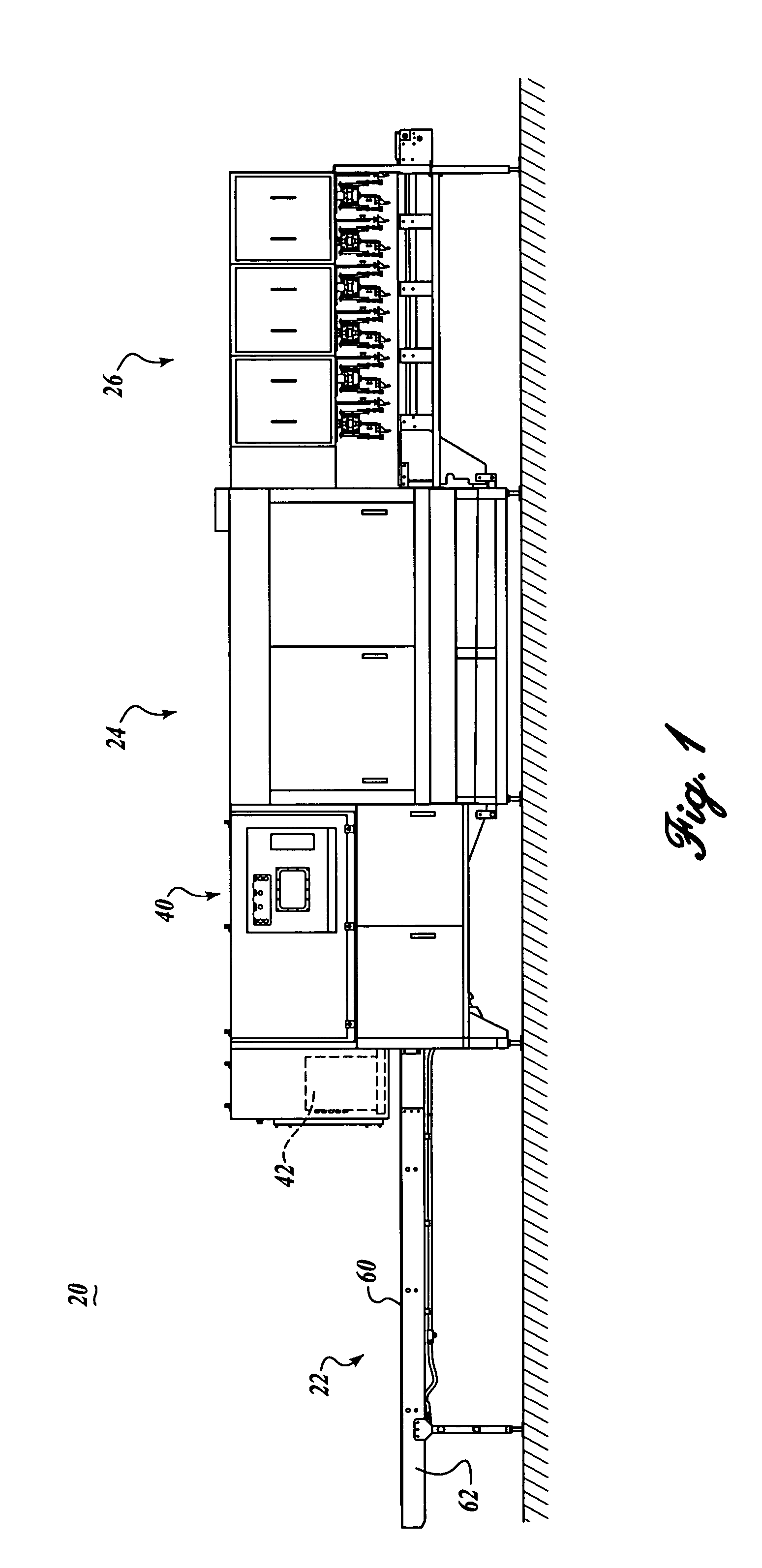 Apparatus and method for portioning and automatically off-loading portioned workpieces