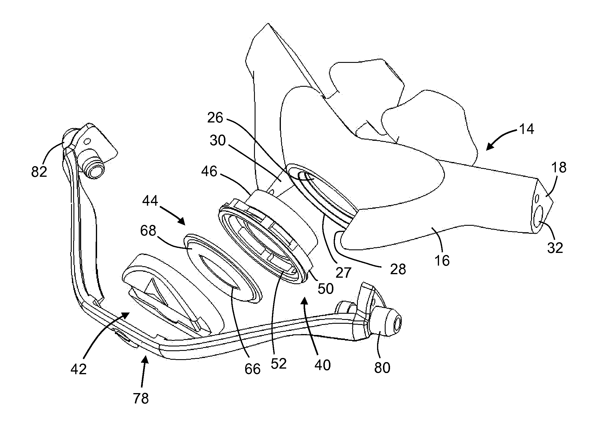 Ventilation mask with integrated piloted exalation valve