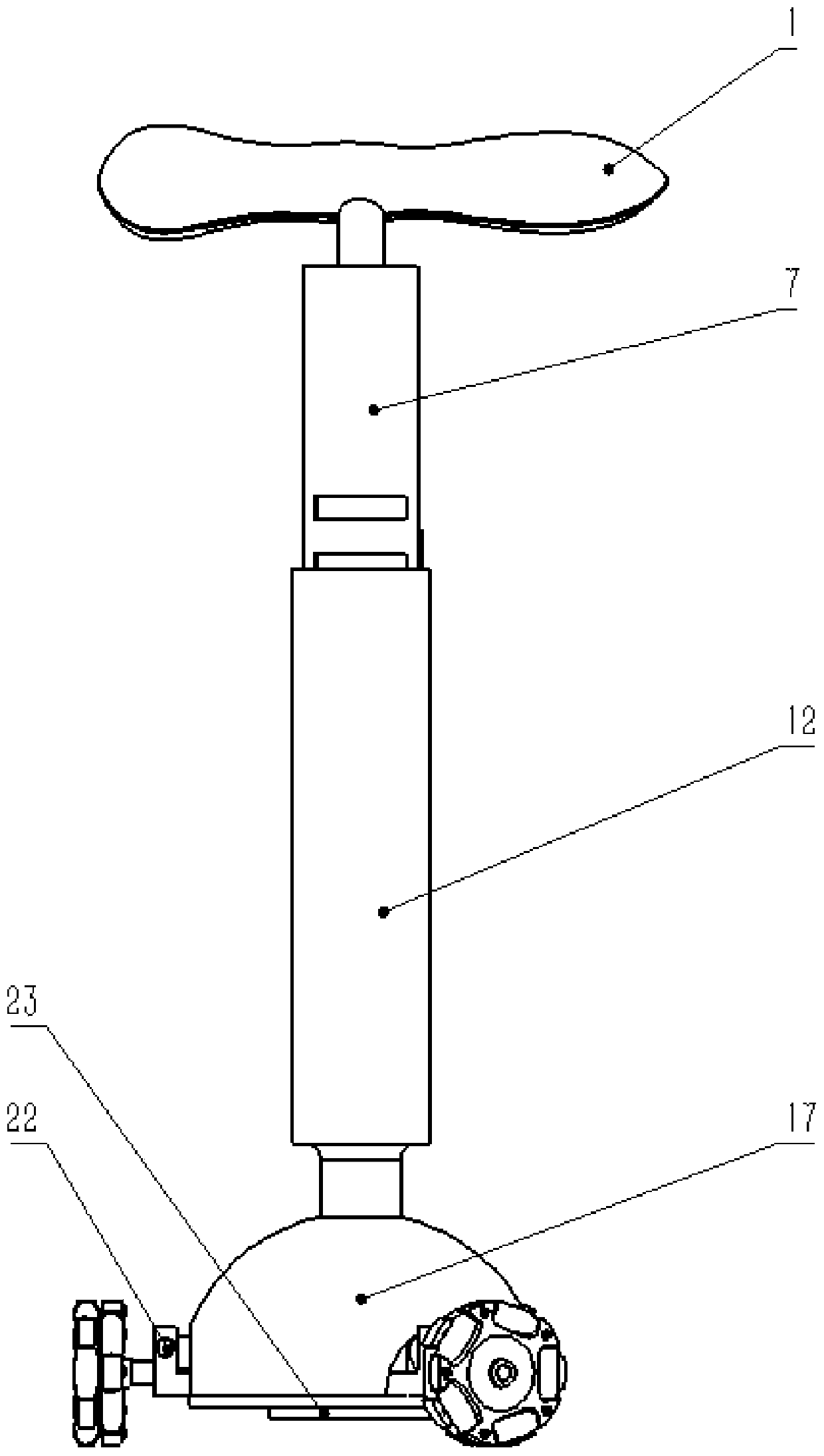 Automatic telescopic intelligent walking stick and intelligent obstacle avoidance method thereof