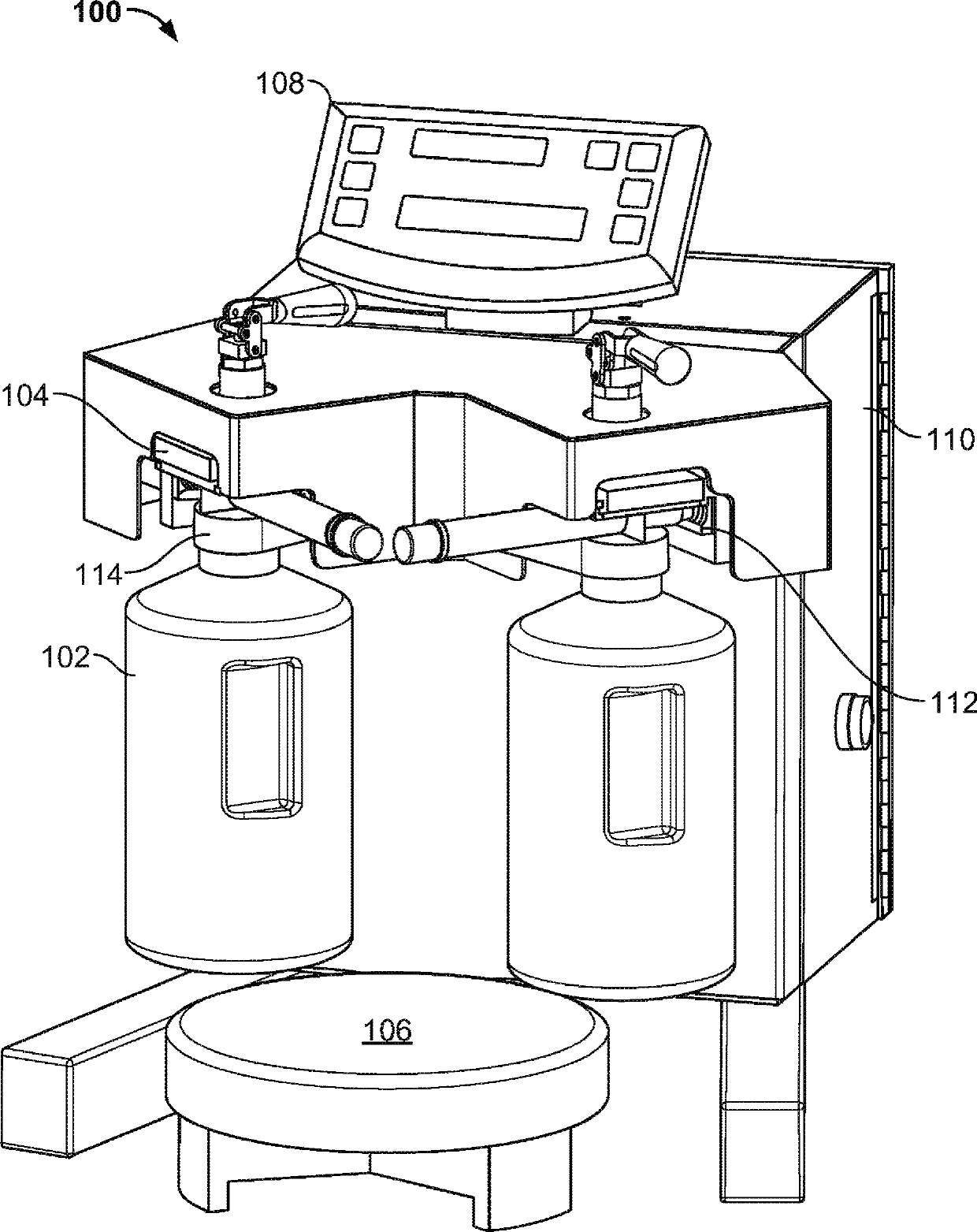 Lid and valve member, toner dispensing system and method