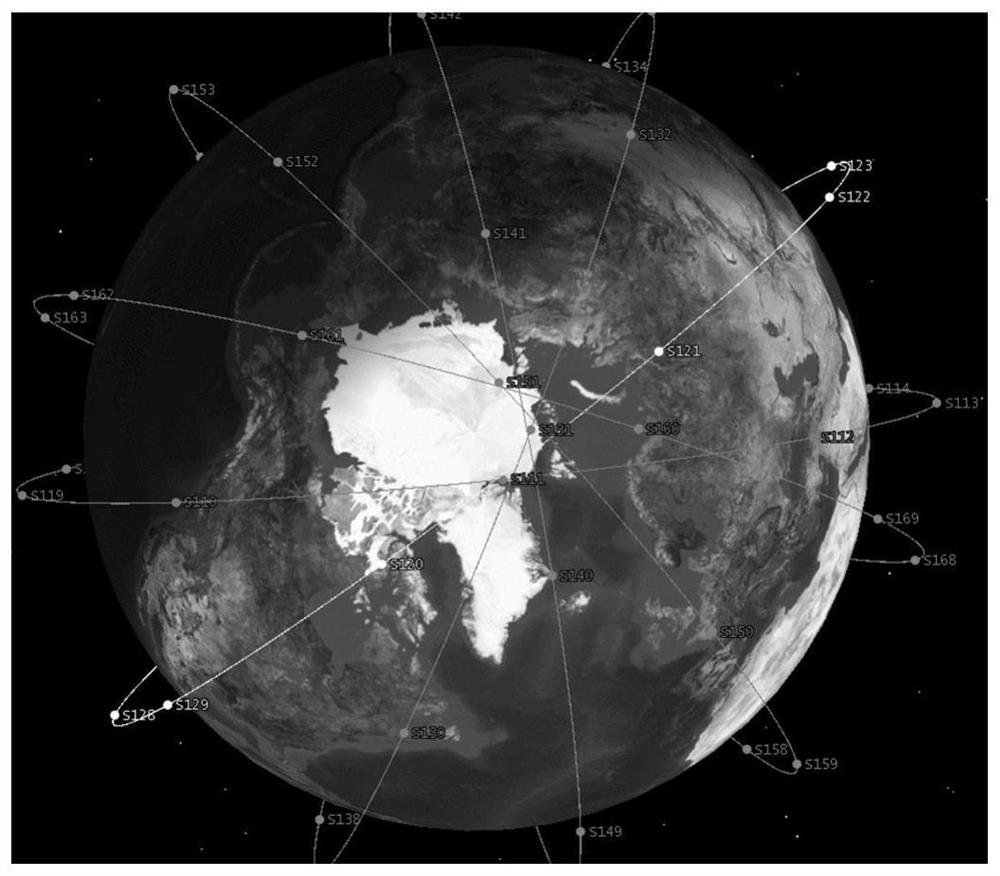 Propagation delay-based inter-satellite multiple access method for low-earth-orbit satellite network