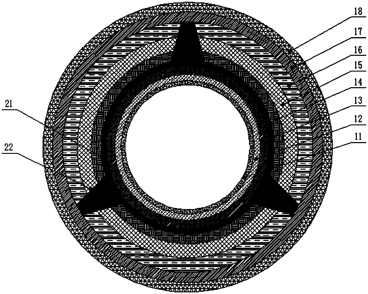 Production method for composite insulation pipe