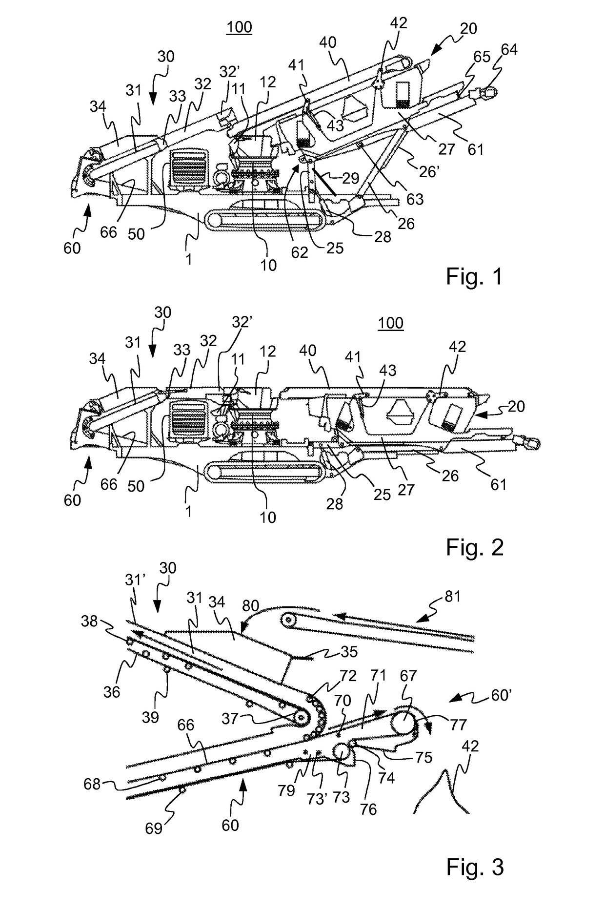 Mineral material processing plant and a method for operating a processing plant