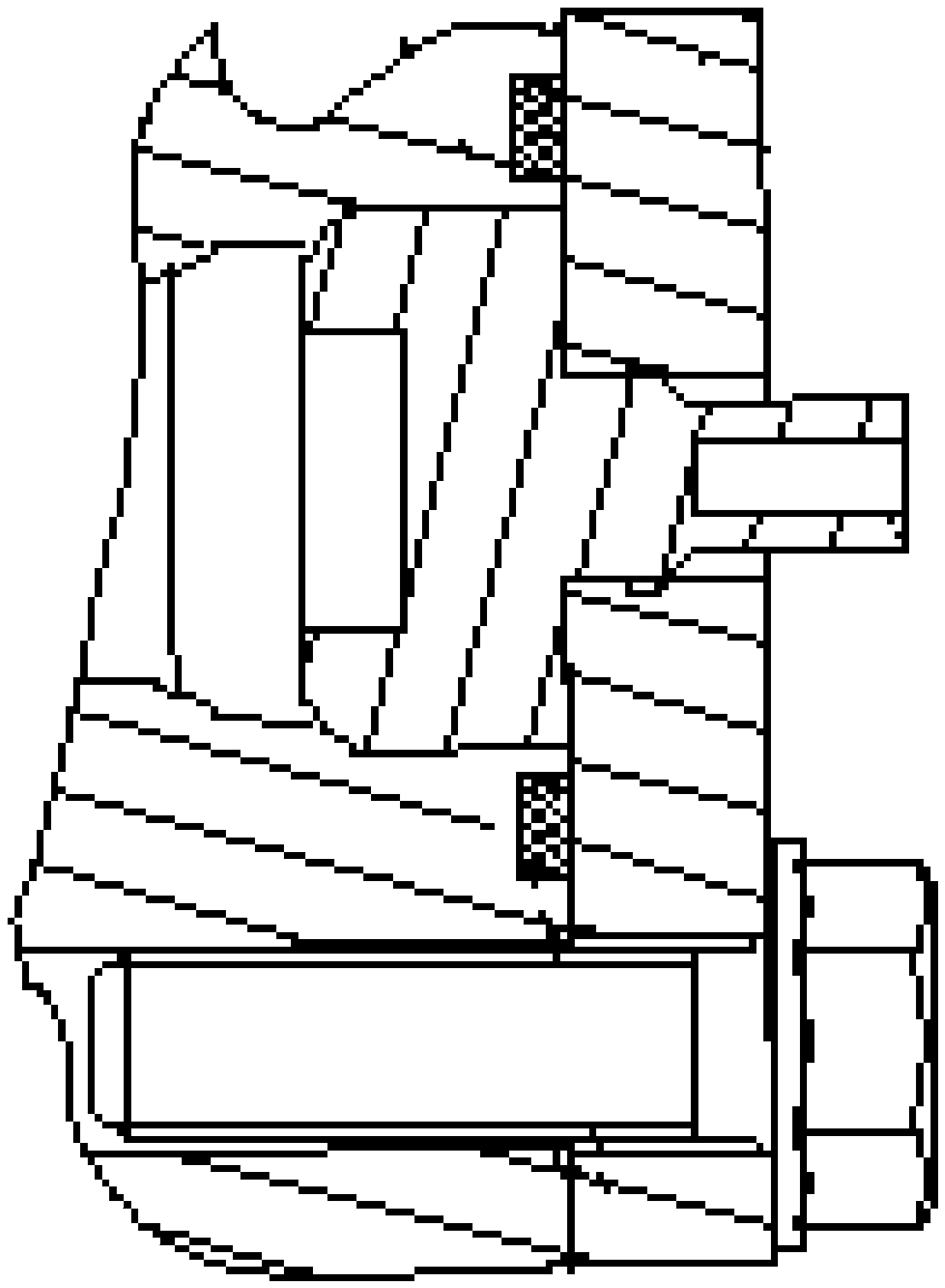 Sealing structure of automobile compressor